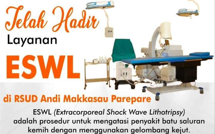 RSUD Andi Makkasau Kini Miliki Layanan ESWL, Terapi Batu Saluran Kemih dengan Gelombang Kejut