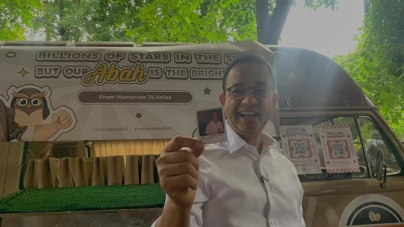 Anies Baswedan Dapat Kiriman Food Truck dari Humanies