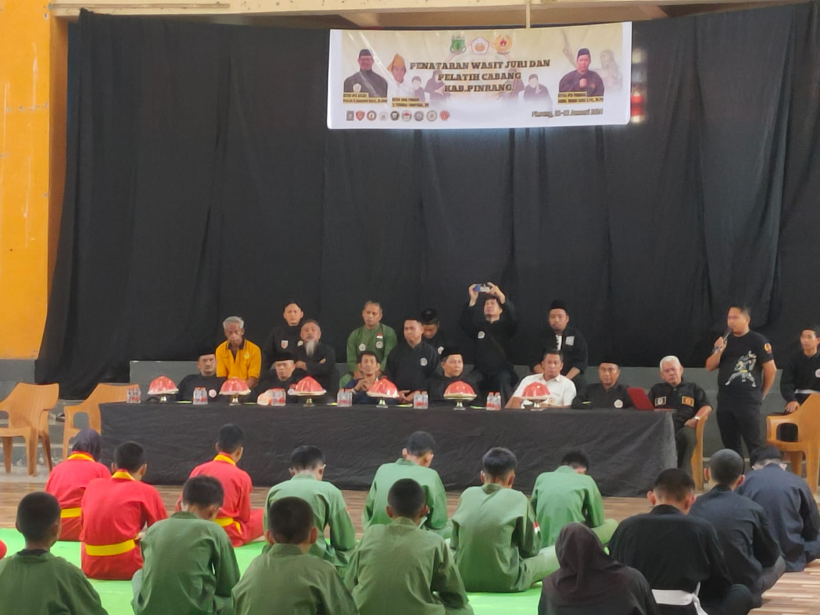 30 Pesilat IPSI Pinrang Ikuti Penataran Pelatih dan  Wasit Juri