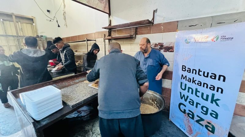 Awal Tahun 2024, KITA Palestina dan WIZ Distribusikan Makanan ke Perbatasan Palestina