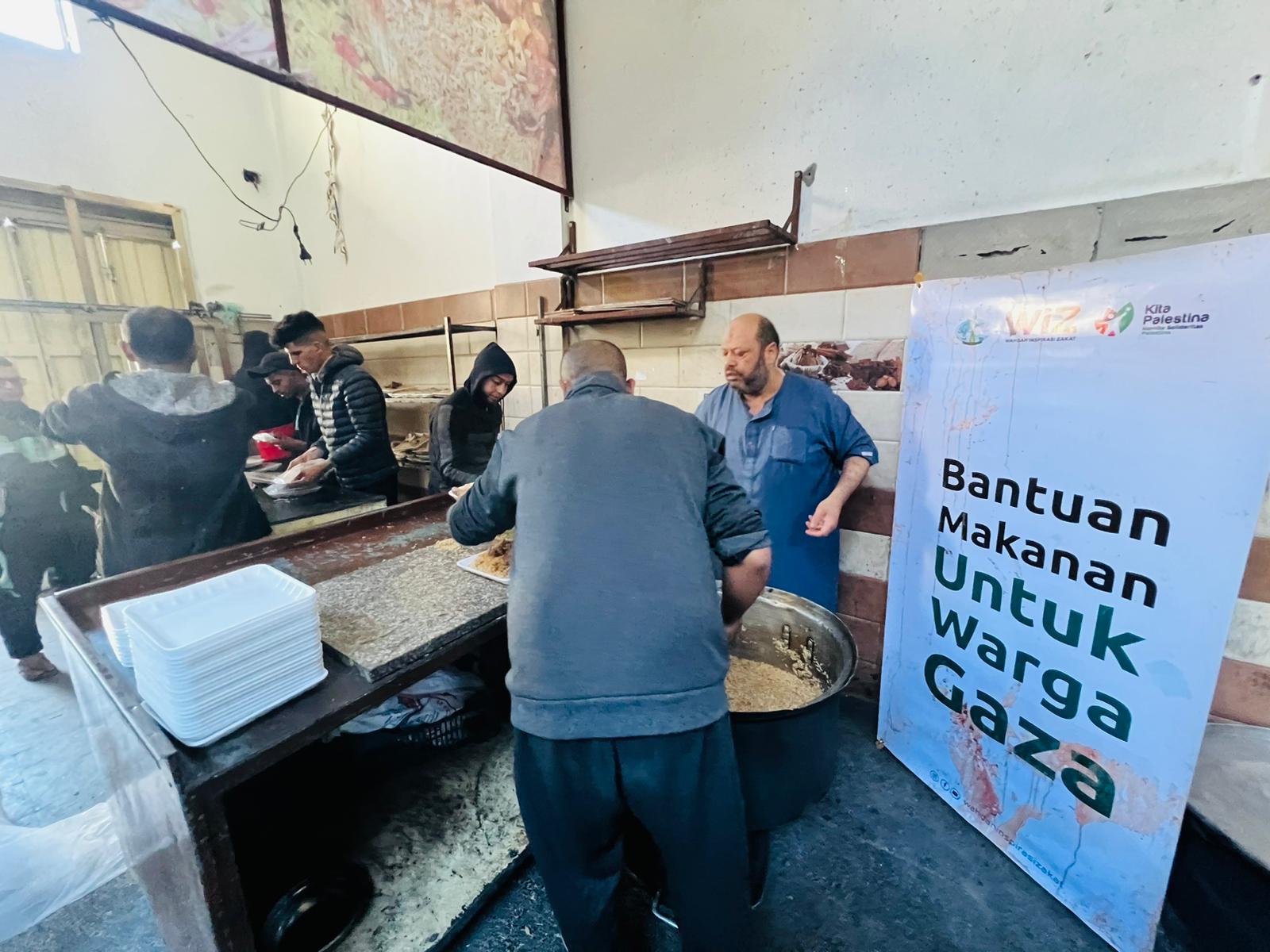 Awal Tahun 2024, KITA Palestina dan WIZ Distribusikan Makanan ke Perbatasan Palestina