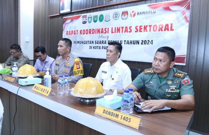 Jelang Pemilu 2024, Polres Parepare bersama Forkopimda dan Stakeholder Gelar Rapat Koordinasi