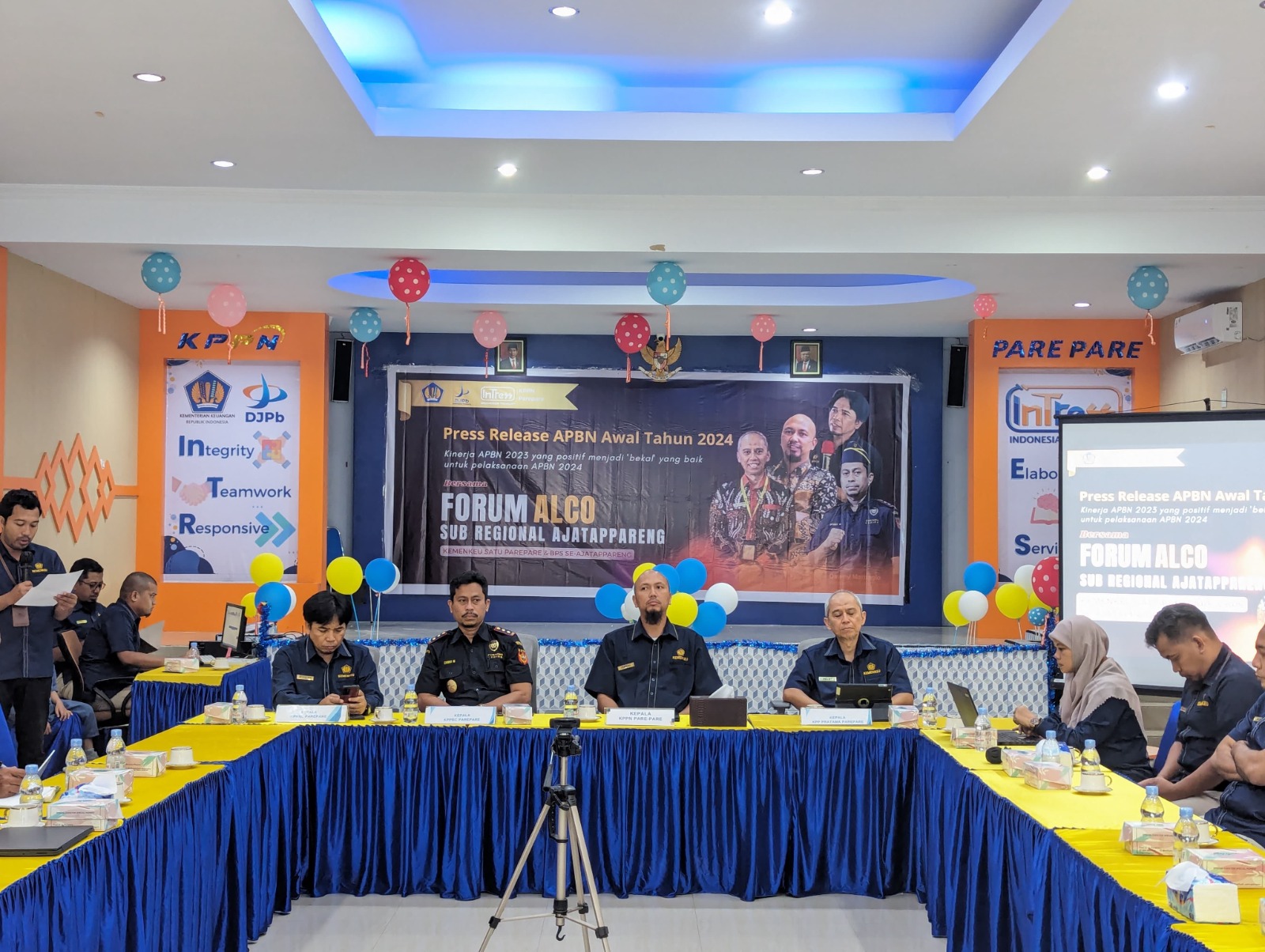KPPN Parepare Merilis Kinerja APBN Akhir Tahun 2023 dan Awal Tahun 2024