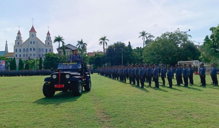 Pj Wali Kota Parepare Kukuhkan 790 Satlinmas Upaya Cegah Potensi Konflik Pemilu 2024
