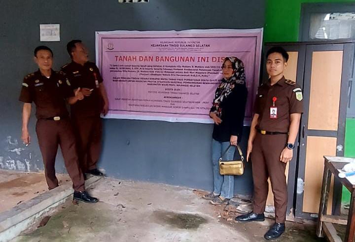 Kejati Sulsel Sita Tanah dan Bangunan Milik Mafia Tanah di Wajo