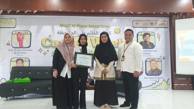 Sukses Gelar Career Week, Kepsek SMAIT Al-Fityan School Gowa Sebut Setiap Siswa Punya Potensi
