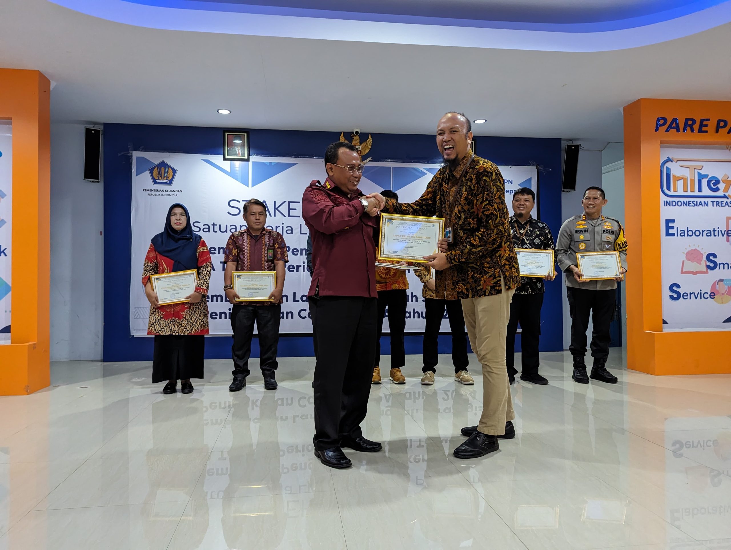 KPPN Mengapresiasi Satker dengan IKPA Terbaik, 4 Satker Mendapat Nilai Sempurna