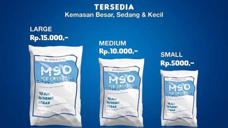 M90 Ice Crystal Pinrang Hadir dengan Konsep Praktis dan Higienis