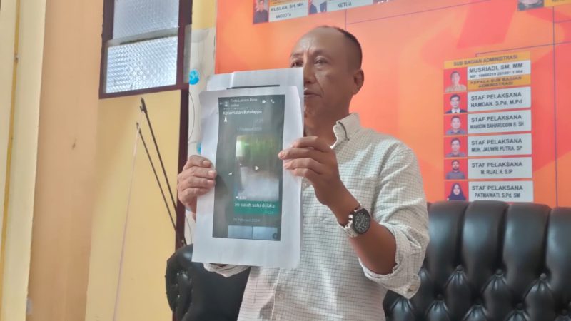 Panwascam Batulappa Dituding Tutup Mata soal Laporan PSU 3 TPS