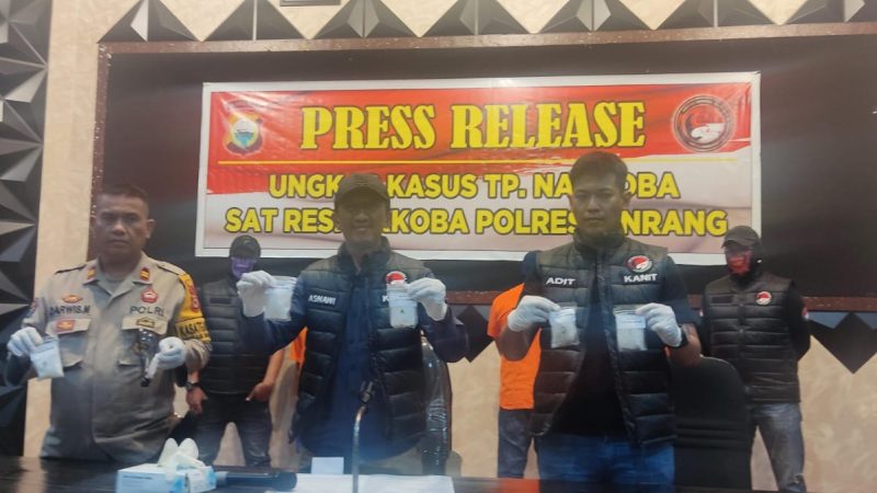 Polisi Amankan Ratusan Gram Sabu, Dua Pelaku Asal Parepare Ditangkap di Kariango Pinrang