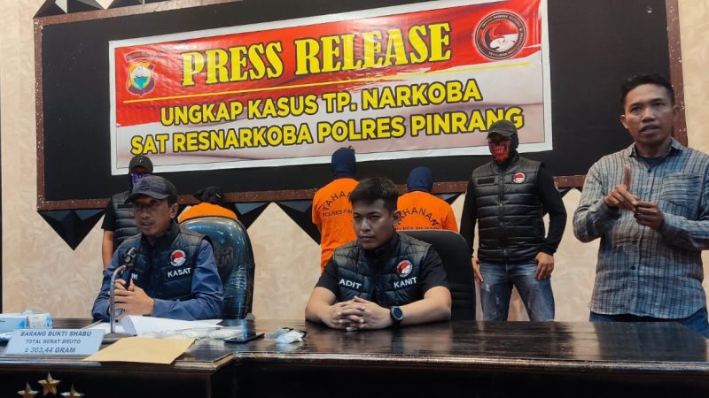 Sopir Asal Luwu Ditangkap di Pinrang, Diciduk Jemput Sabu Puluhan Gram