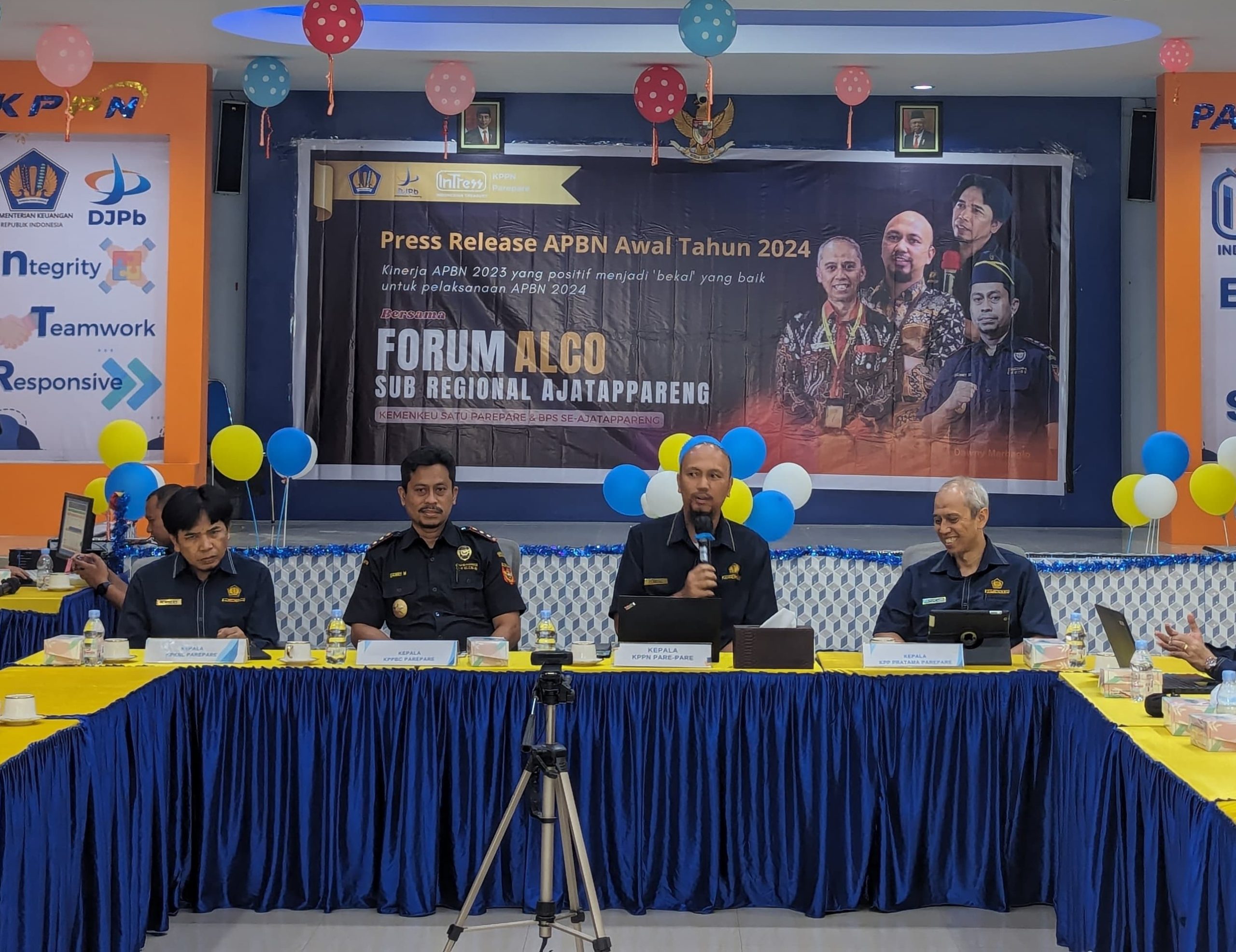 Belanja Negara Lingkup KPPN Parepare Masih On Track, Triwulan I sebesar 26%