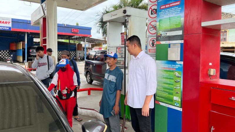 Viral BBM Dicampur Air di Bekasi, Jajaran Reskrim Polres Pinrang Turun Cek SPBU Guna Antisipasi