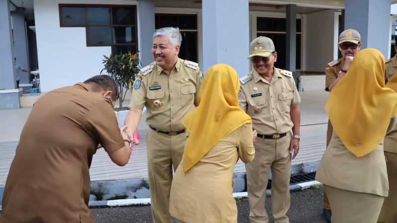 Bupati Irwan Hamid dan Wabup Alimin Halalbihalal bersama Seluruh ASN Pemkab Pinrang