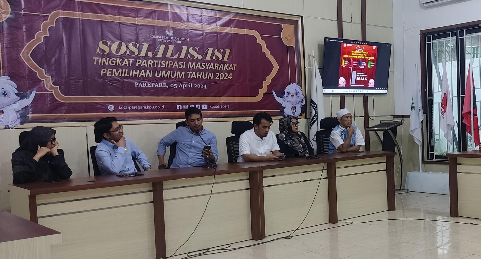 KPU Parepare Tunggu Arahan KPU Pusat soal Syarat Caleg Terpilih Maju Pilkada