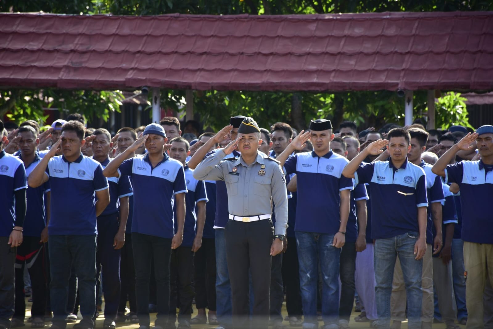 Rutan Pinrang Gelar Upacara Peringatan Puncak Hari Bakti Pemasyarakatan ke-60