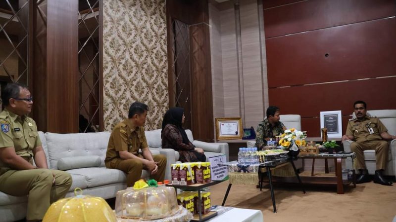 Pj Bupati Pinrang Ahmadi Terima Audiensi Bank Sulselbar