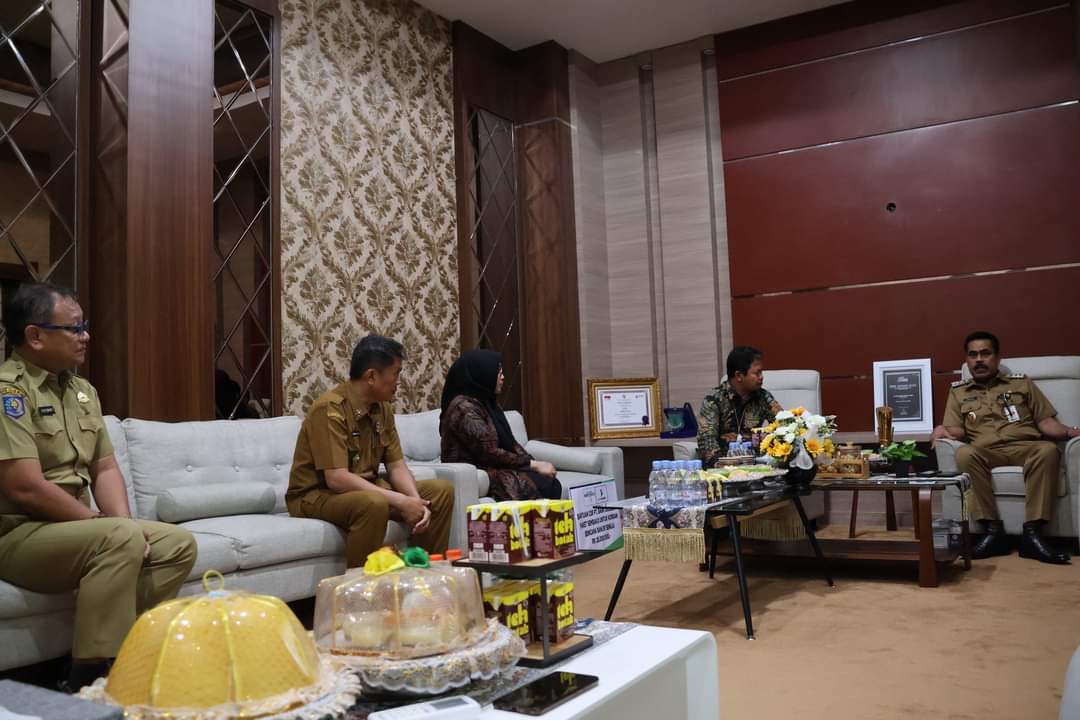 Pj Bupati Pinrang Ahmadi Terima Audiensi Bank Sulselbar