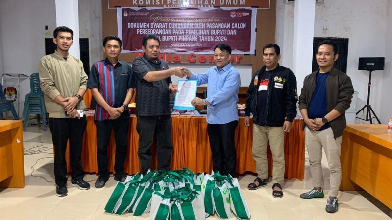 Satu Paslon Independen Daftar ke KPU Pinrang