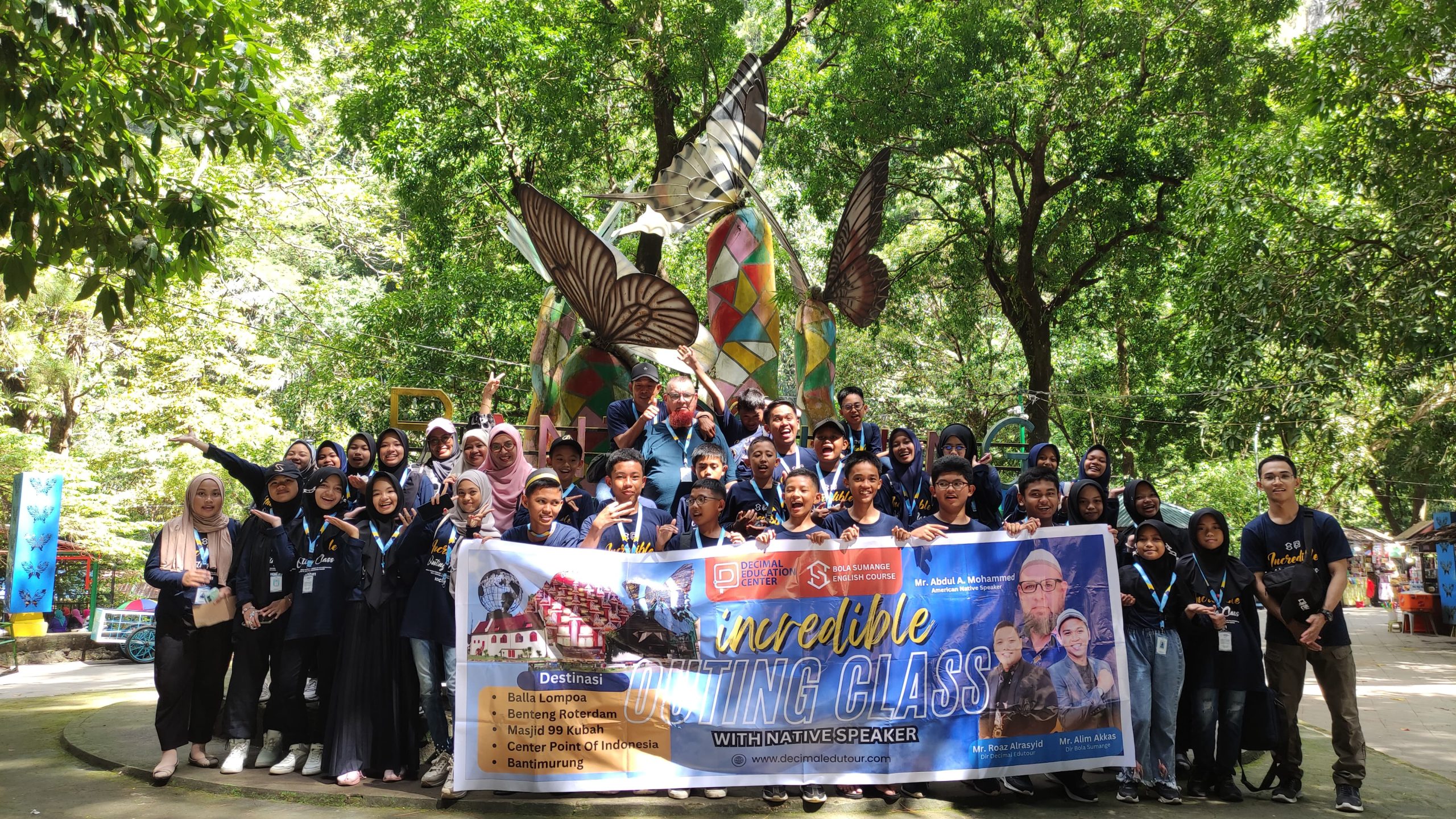 Outing Class Pelajar Mengexplore Destinasi Wisata Sulawesi Selatan Mengusung Tema Bahasa Inggris