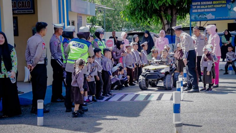Polisi Sahabat Anak Kunjungi Polres Pinrang, Disambut Langsung Kapolres dan Ketua PYKB Cabang
