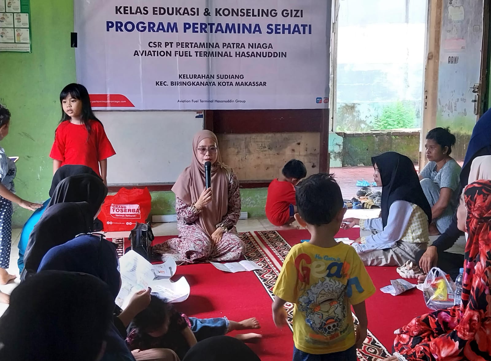 Cegah Balita Kurang Gizi, Pertamina Sulawesi Edukasi Kelompok Binaan dengan Program Posyandu Sehati