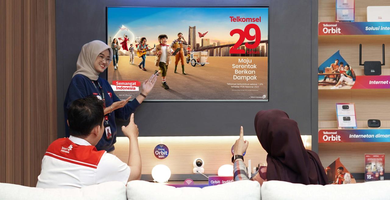 Maknai 29 Tahun Perjalanannya, Telkomsel Berkomitmen untuk Maju Serentak Berikan Dampak bagi Indonesia