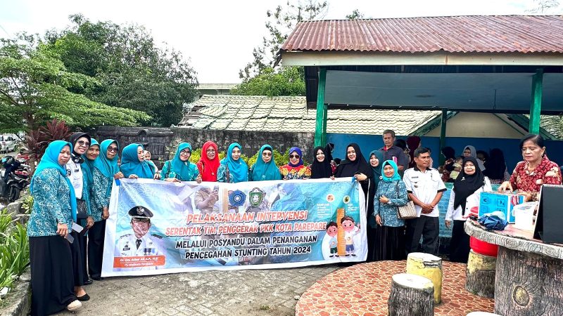 PKK Parepare Intervensi Penanganan Stunting Serentak di Tiap Posyandu