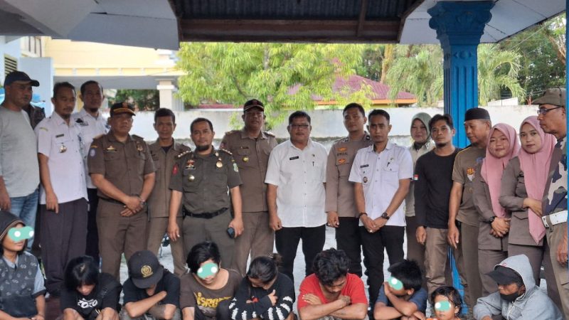 Pemkab Pinrang bersama Polres Gelar Operasi Anjal di Dua Kecamatan