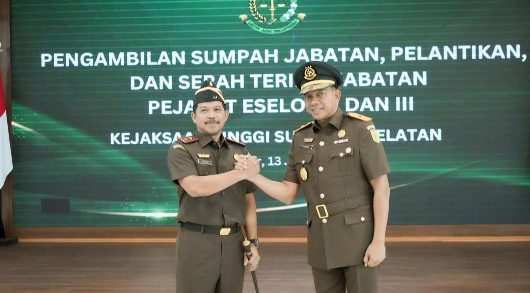 Kajati Sulsel Agus Salim Lantik Wakajati beserta Pejabat Eselon 3, Berikut Nama-namanya