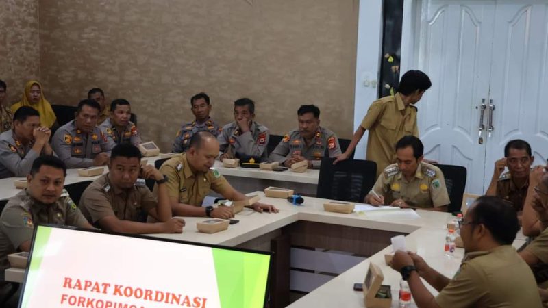 Pj Bupati Pinrang Pimpin Rakor Pelaksanaan Sosialisasi Pilkada Damai