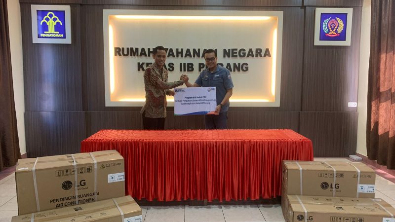 Melalui Program CSR, Rutan Pinrang Terima Bantuan Penyediaan Sarana Klinik dari Cabang BRI Pinrang