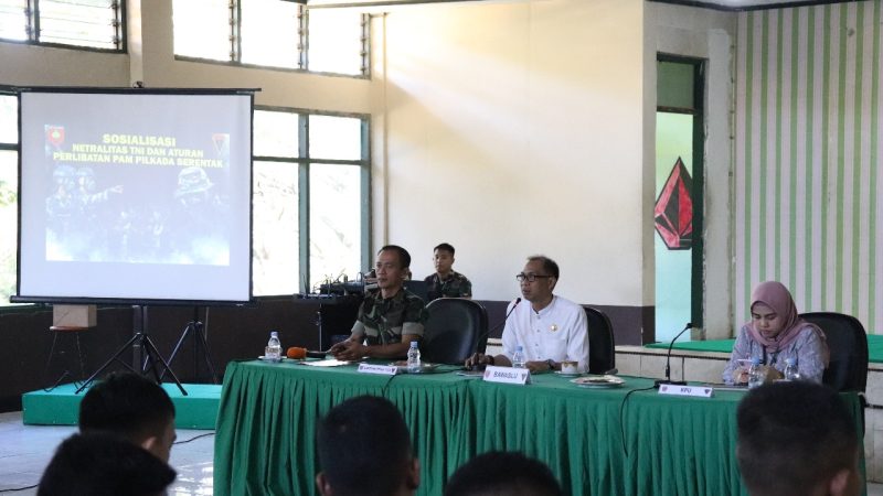 Bawaslu Parepare Sosialisasikan Pentingnya Netralitas TNI di Pilkada