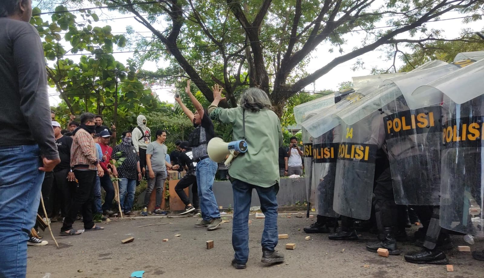 Simulasi Pengamanan Pilkada, Polres Parepare Terjunkan 350 Personil Gabungan