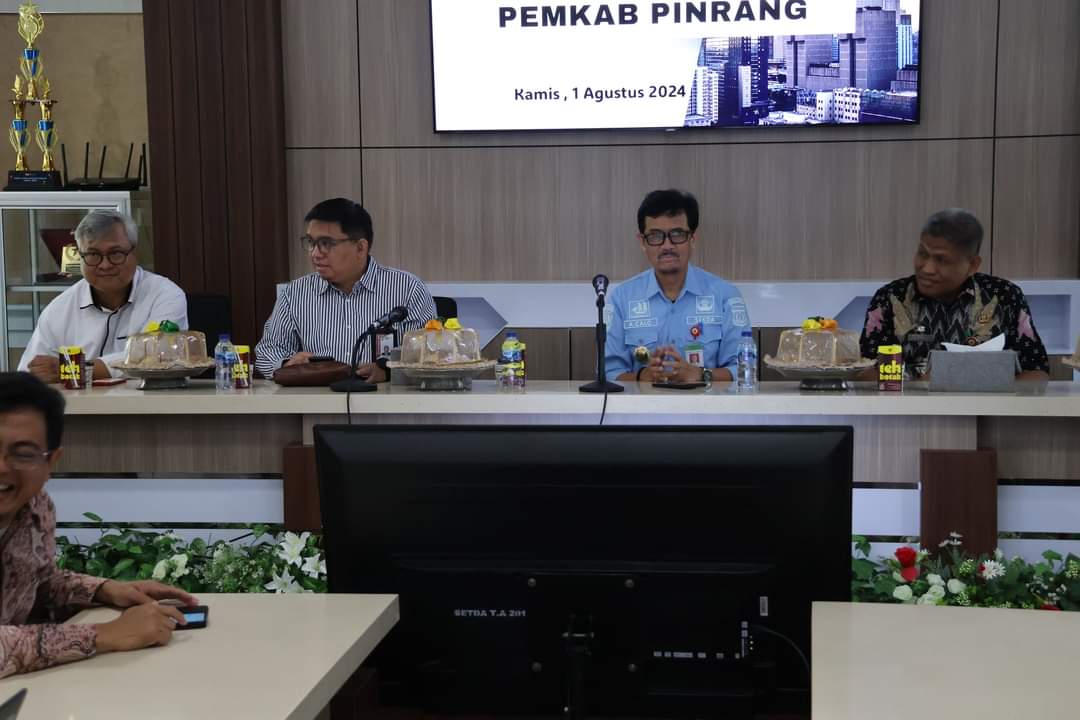 Wakili Pj Bupati, Sekda Pinrang Pimpin Rakor MPC KPK