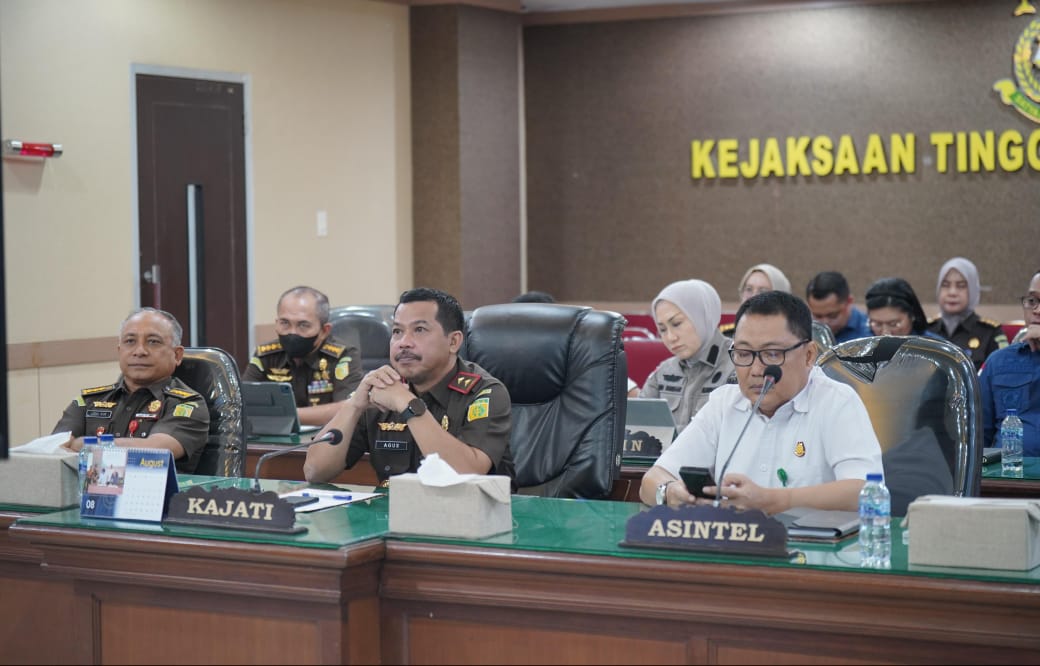 Kajati Sulsel Agus Salim Ikuti Launching Blue Print dan Dialog Publik RPP KUHP Nasional Via Daring