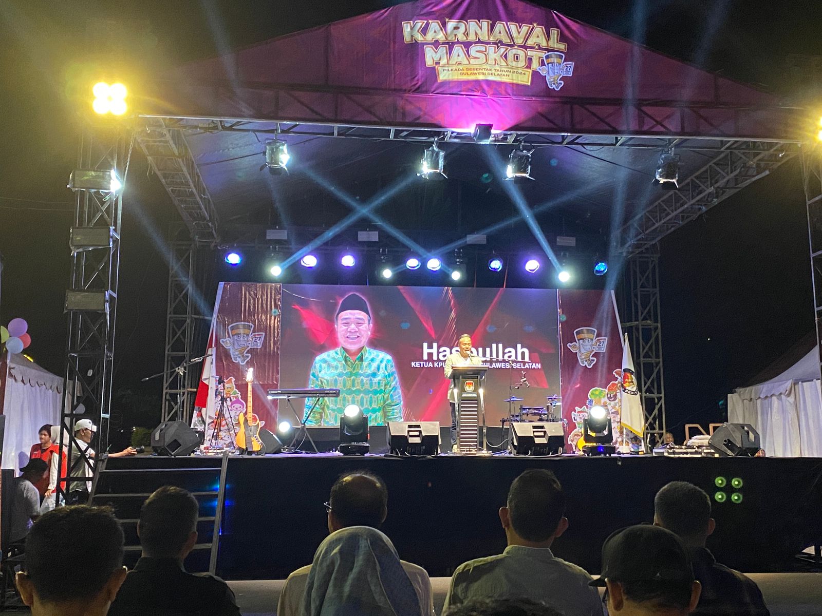 KPU Sulsel Gelar Karnaval Maskot Pilkada 2024 di Kota Parepare