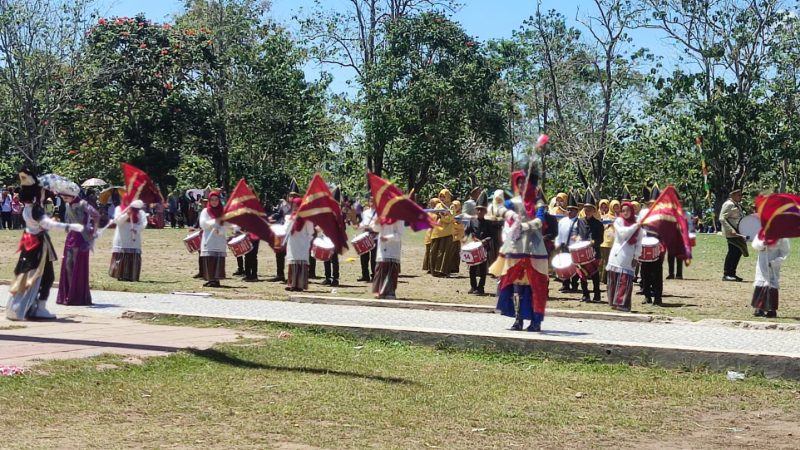 Rangkaian HUT RI ke 79, Pemkot Parepare Gelar Lomba Drum Band Tingkat Pelajar