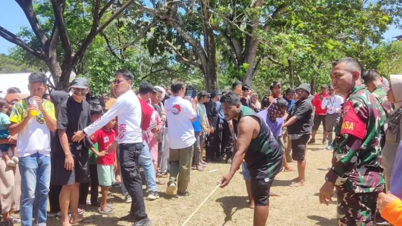 Pemkot Gelar Lomba Tarik Tambang, Kelurahan  Labukkang dan Bumi Harapan Juara 1
