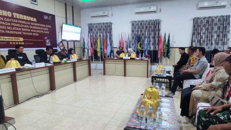 KPU Parepare Tetapkan 112.408 Daftar Pemilih Sementara Pilkada 2024