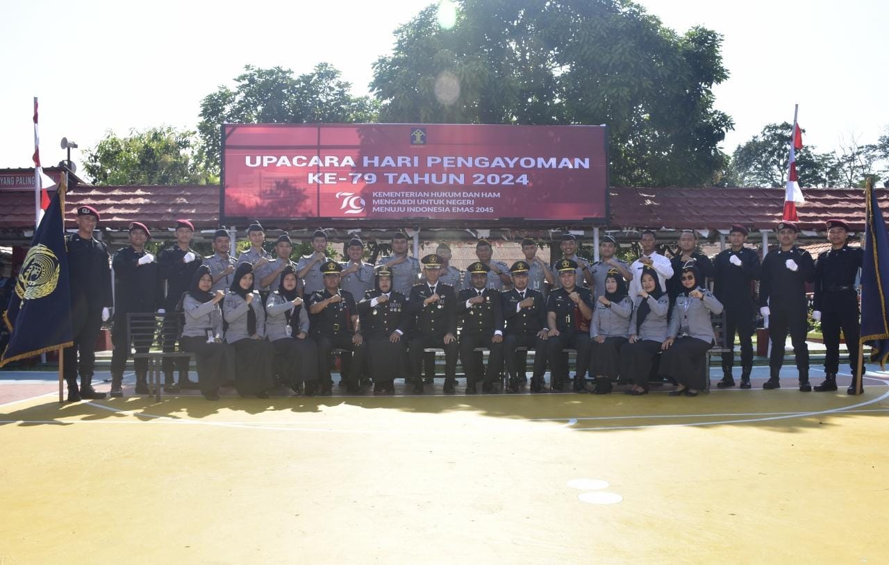 Rutan Pinrang Peringati Hari Pengayoman Kementerian Hukum dan HAM ke 79