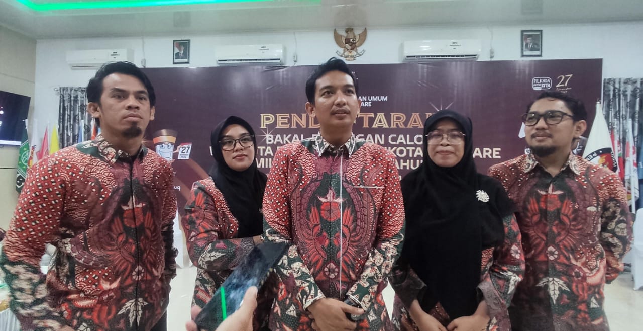 KPU Parepare Terima 4 Pendaftar untuk Pilkada Serentak 27 November 2024