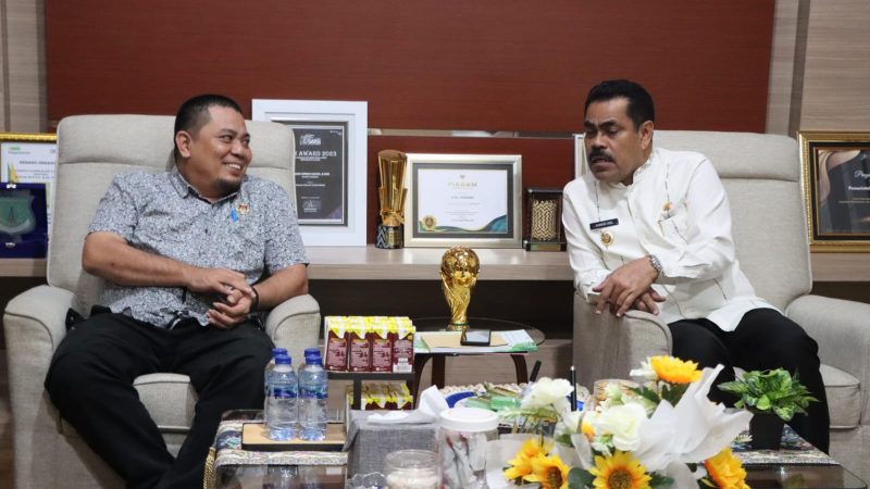 Audiensi KPU Pinrang-Pj Bupati Bahas Pembentukan KPPS