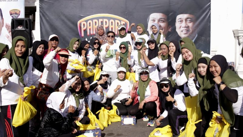 Jelita Hebat ANHTQ Ikuti Senam Zumba di Posko Pemenangan ANH-TQ