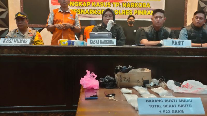 Dua Orang Penyalahgunaan Narkoba di Pinrang Terancam Hukum Berat