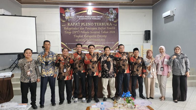 Jumlah Pemilih di Pilkada Pinrang Menurun