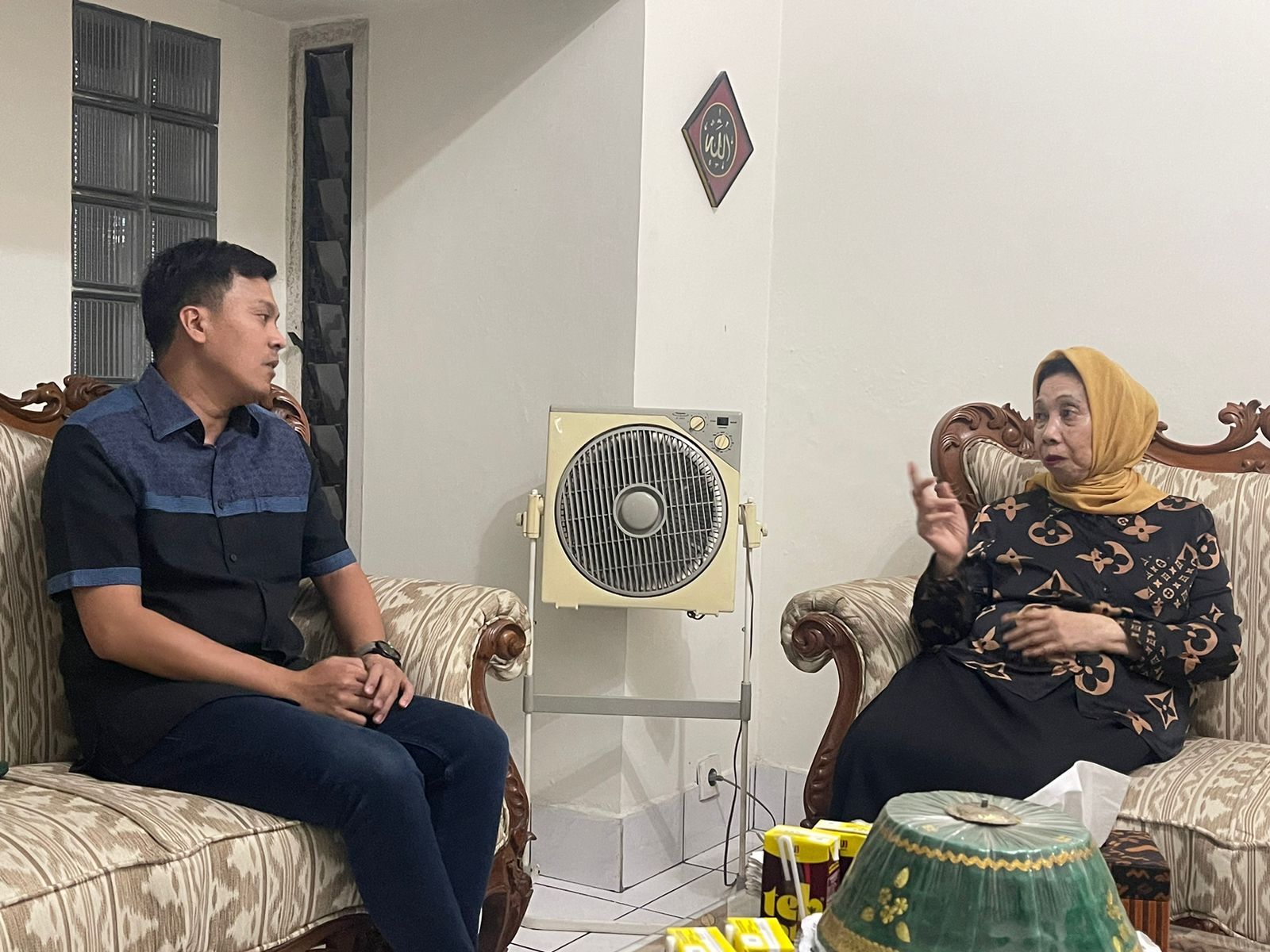 Calon Walikota ANH Silaturahmi dengan Keluarga Pahlawan Nasional