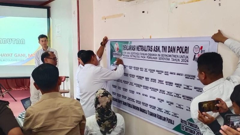 Pj Wali Kota Parepare Tegaskan ASN Jaga Netralitas di Pilkada
