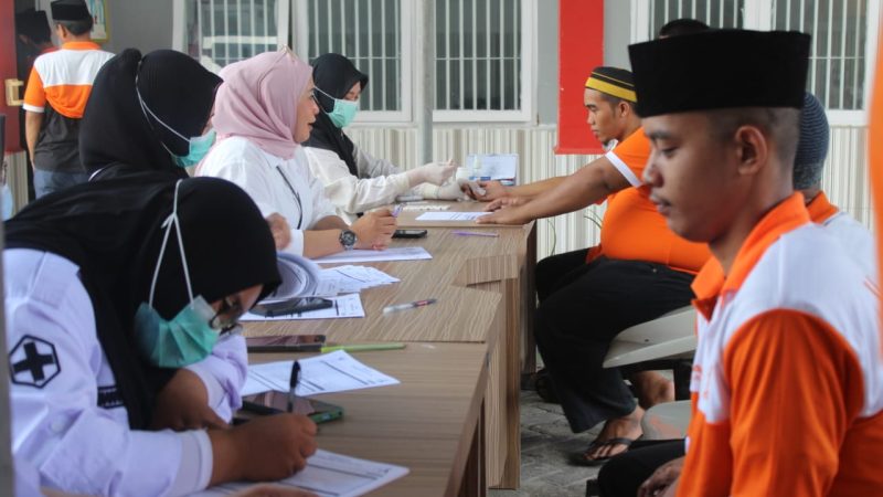Gandeng Dinkes, Lapas Parepare Gelar Pemeriksaan Kesehatan Mobile VCT HIV dan Skrining TB
