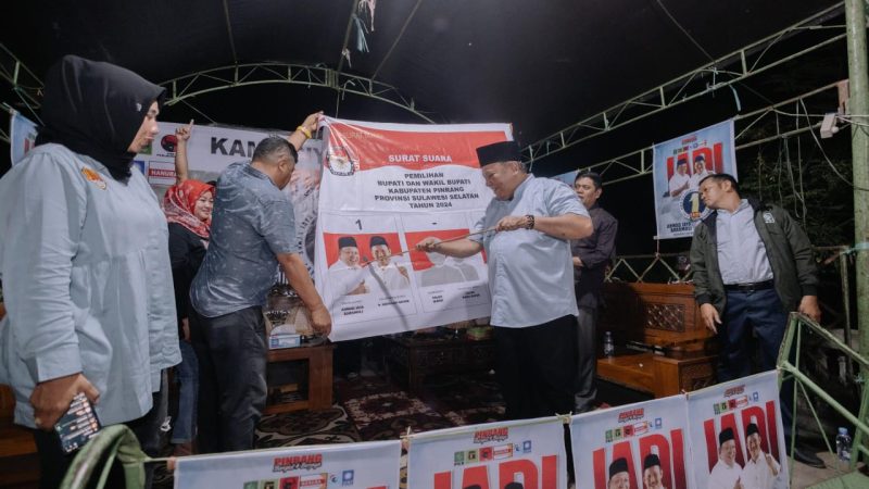 Solid, Partai Pengusung Siap Antar JADI Bupati dan Wabup Pinrang